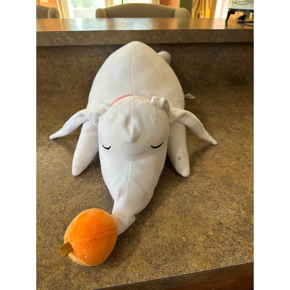 Disney Store Zero Cuddleez Plush Nightmare Before Christmas Ghost Dog 27 Inch